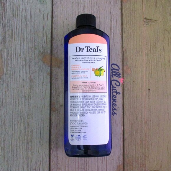 Dr Teals Foaming Bath with Pure Epsom Salt Stress Relief - Picture 3 of 4